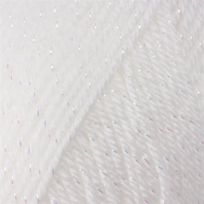 Caron Simply Soft Party Yarn "Snow Sparkle" #0001 H97PAR