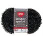 Red Heart fil Scrubby Sparkle E851 "Licorice" #8012