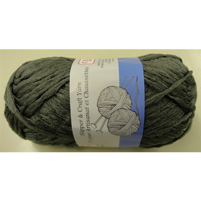 CHARMIN Slipper & Craft Yarn "Medium Grey" #1452-10