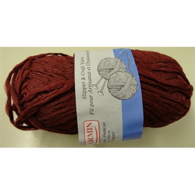 CHARMIN Slipper & Craft Yarn "Burgundy" #1452-12