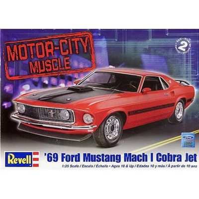 Revell 85-4290 " '69 Ford Mustang Match I Cobra Jet" Plastic Model Kit