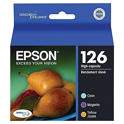 Epson Cartouches d'encre Couleurs #126 "T126520-S  3 / pqt