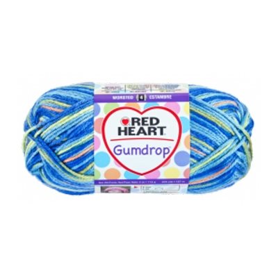 RED HEART Gumdrops Yarn "Blueberry" #0202