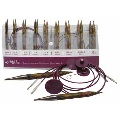 Knit Picks Rainbow Wood Set Circular Needles