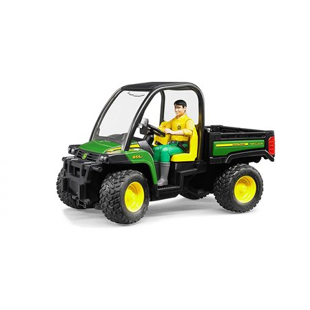 Bruder John Deere Gator XUV 855D avec pilote