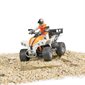 Bruder Quad orange avec pilote