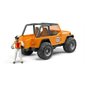 Bruder Jeep Cross Country Racer orange avec pilote