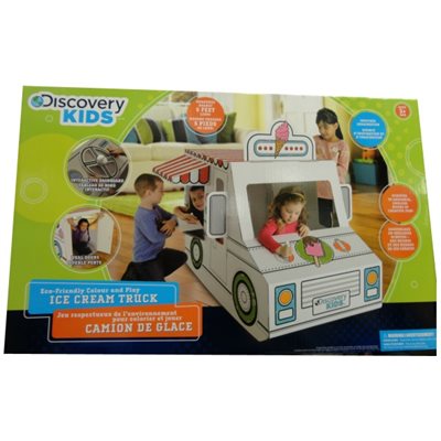 DISCOVERY KIDS  Camion de Glace en Carton 