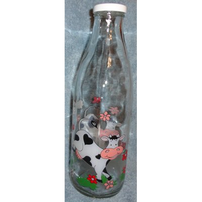 Glass Milk Bottle