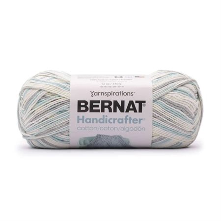 Fil de coton BERNAT Handicrafter Ombre "Blended Bubble White" no. 34057 - 340 g (162034)