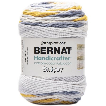 Fil BERNAT Handicrafter Stripey "Mustard Blue" no.15006 Var. (164015)  