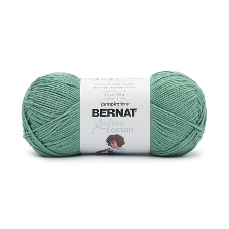 Fil BERNAT SOFTEE COTTON "Pool Green" no. 69010 - 120 g (161269)