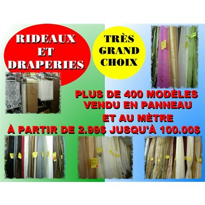 Rideaux et Draperies